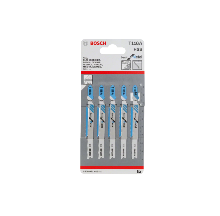 HSS T 118 A (Thin sheet metal) - 5pc